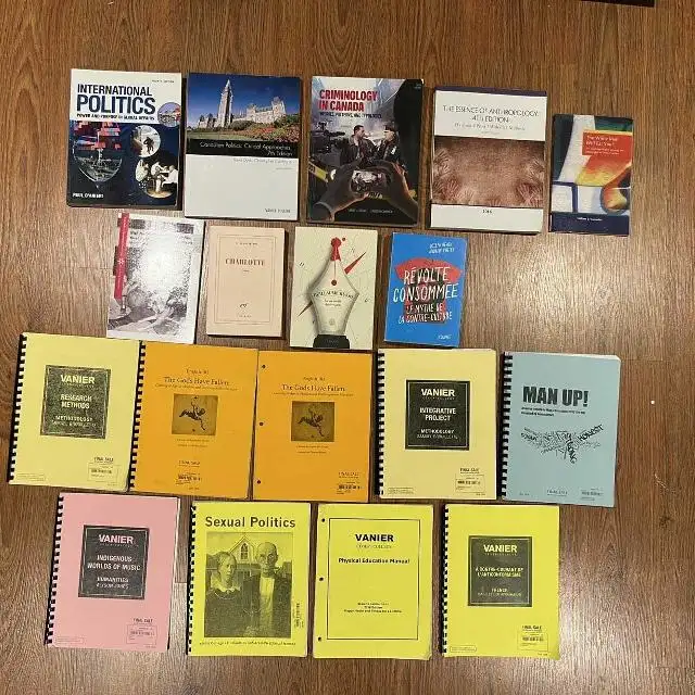 VANIER COLLEGE BOOKS FOR SALE in Textbooks in City of Montréal - Image 2