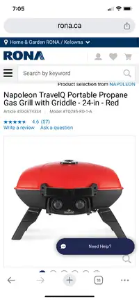 Napoleon bbq new with carry bag