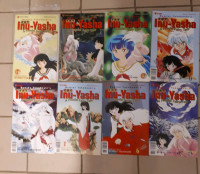 Lot de 8 manga d'Inu Yasha (incluant le #1)