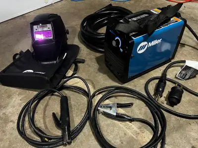 Miller Stick Welder with Helmet, View more