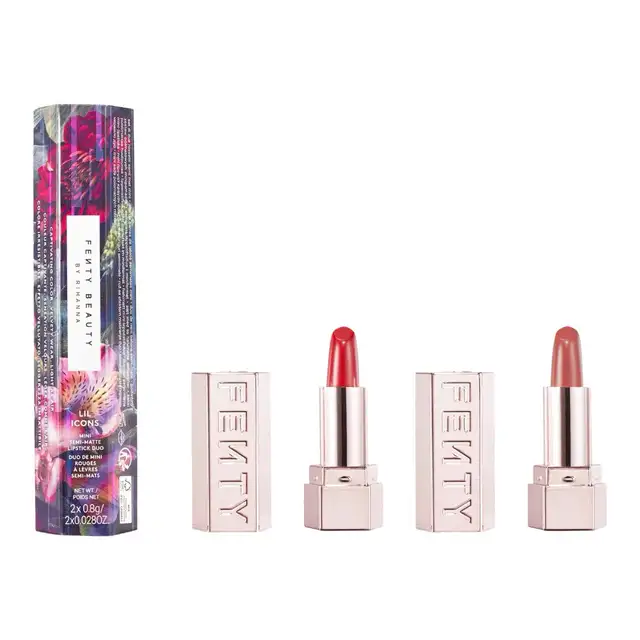 FENTY BEAUTY LIL ICONS MINI SEMI-MATTE LIPSTICK DUO - BRAND NEW in Health & Special Needs in City of Toronto - Image 3