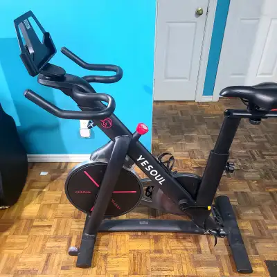 Yesoul S3 Magnetic Spin Bike With Bluetooth–Excellent condition, View more