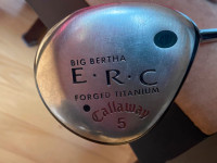 Callaway Big Bertha #5 E.R.C Wood Driver. Golf Pride Grip