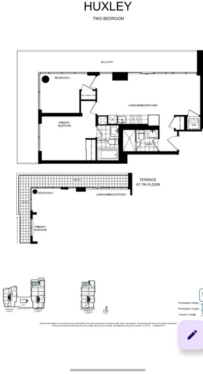 Stunning 2-BR + 2-BA with Massive Wrap-Around Terrace in Etobicoke | $2,700/month (Utilities & Parki...