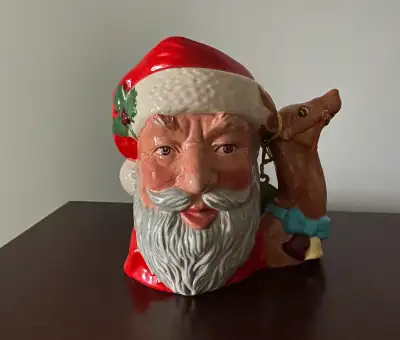 Royal Doulton Large Toby Jug Santa with Reindeer, View more