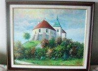 Original Landscape. Oil on canvas. 1991.Painting signed by the a