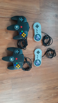 Manettes USB Nintendo 64 et Super Nintendo