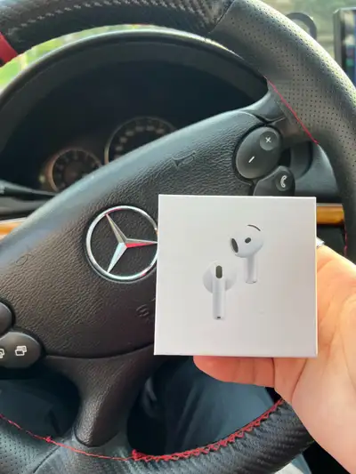 New and sealed airpods never opened Warranty still active until next year. Has noise cancelling