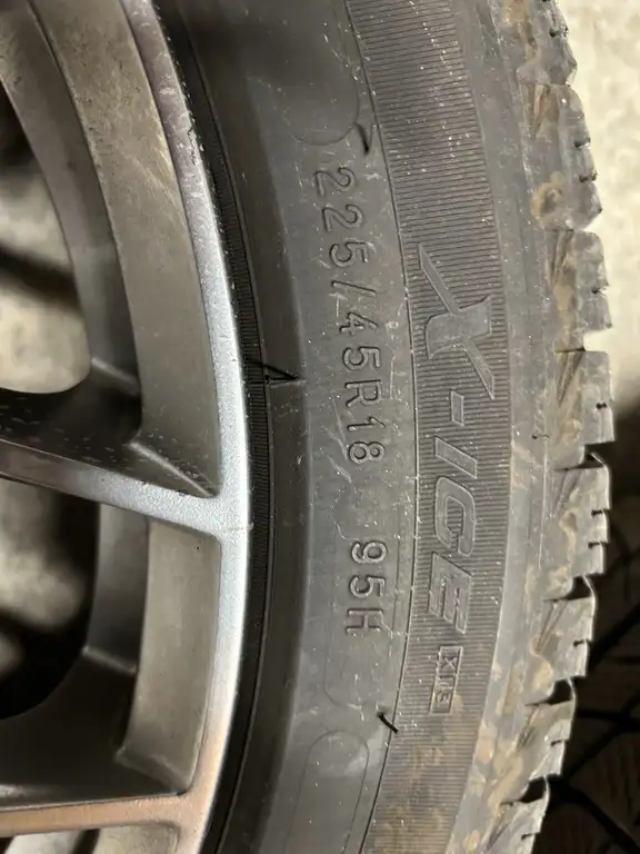 BMW RIMS 5*120MM WITH 225/45/18 MICHELIN WINTER TIRE in Tires & Rims in City of Toronto - Image 6