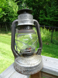 antique railroad lantern CHALWYN TEMPEST 1940s ENGLAND Hurricane