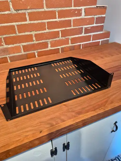 2 Space 19" rack mount shelf server, View more