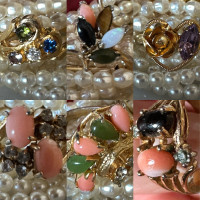 VINTAGE RINGS (price is for each) size5/6