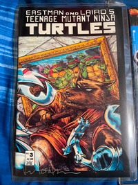 Mirage Studios TMNT #3(2nd Print)1985 Eastman Lair (Signed)