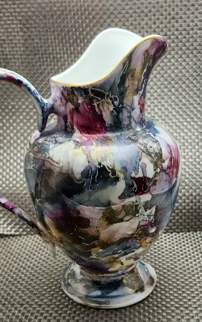 John Bull Signed Luster Ware Vase-Pitcher, View more