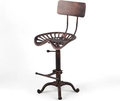 Rustic Cast Iron Dinner Stool Seat Bar 21.6-27.5inch, View more