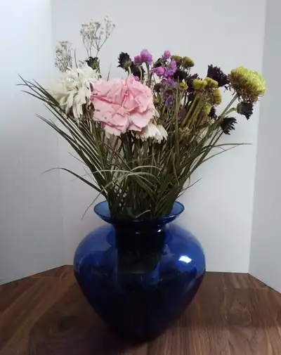 Cobalt Vase-Center Piece for a Table-  $20.00, View more