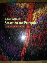 Sensation and perception textbook 6th