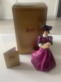 Hallmark Porcelain Barbie Holiday Traditions - NIB