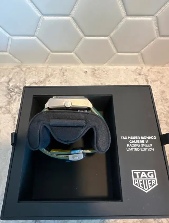 Limited Edition TAG Heuer Monaco “Racing Green” Chronograph62864745704449122