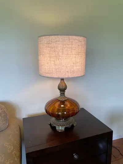 Vintage Table Lamp with nightlight, View more