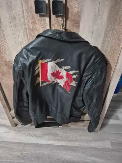 Vintage Leather Jacket, View more