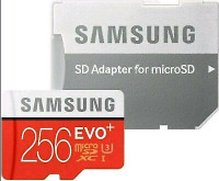 Samsung MB-MC 256 GB  EVOPlus Micro SDHC UHS-1 256GB Memory Card