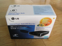 LG External DVD CD Burner Reader Writer Optical Drive