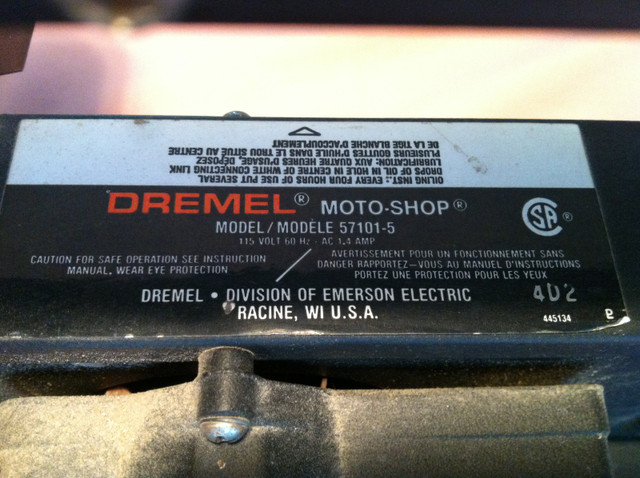 Dremel Moto-Shop Scroll Saw Model 57101-5 in Arts & Collectibles in Barrie