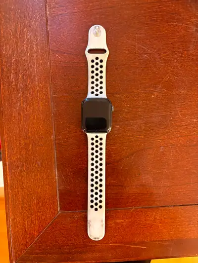 Good condition, I have the charging cable and many different straps