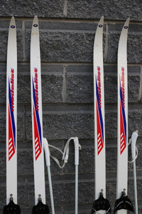 Medalist cross country skis waxless 170 cm standard 3 pin bindin