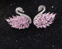 Swans earrings 