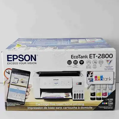 Epson EcoTank  ET-2800 Wireless Printer Color All-in-One. NEW, View more