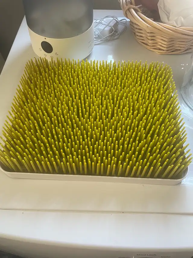 Boon grass bottle rack in Feeding & High Chairs in Barrie - Image 3