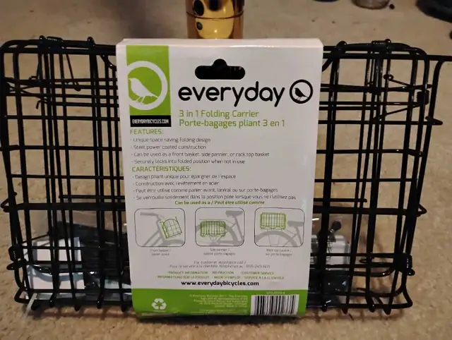 Folding bicycle basket  in Other in London - Image 3