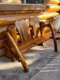 Handcrafted Cedar Bench