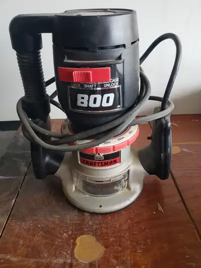 Sears Craftsman model 315.17492 Basic router single speed 1-1/2 hp 8 Amp motor