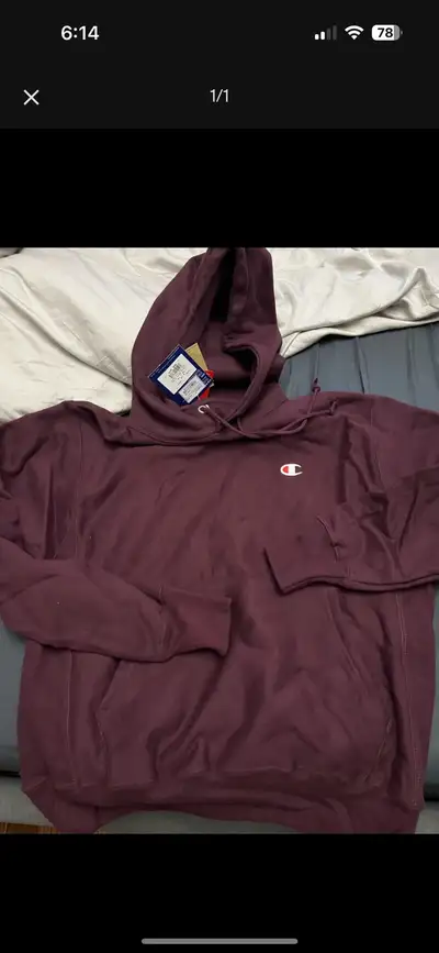 Champion Hoodie medium new , View more