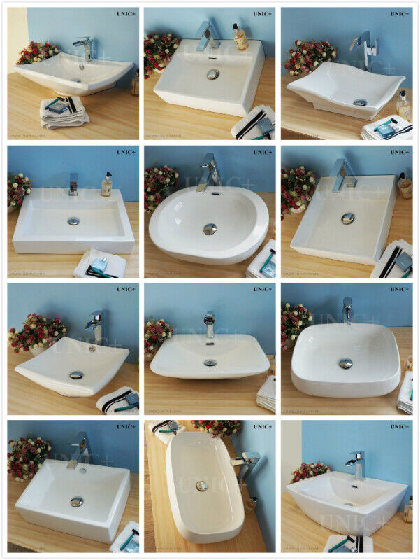 UNIC+ DVK All bathroom ceramic sinks on sale up to 60% off in Cabinets & Countertops in Burnaby/New Westminster