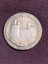 Prince Edward 1911 Silver Medal Commemorating Investiture