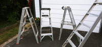 4 aluminum ladders in working condition