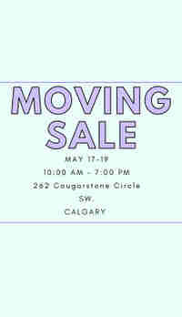 MOVING SALE MAY 17-19 SEE DESCRIPTION DETAILS 