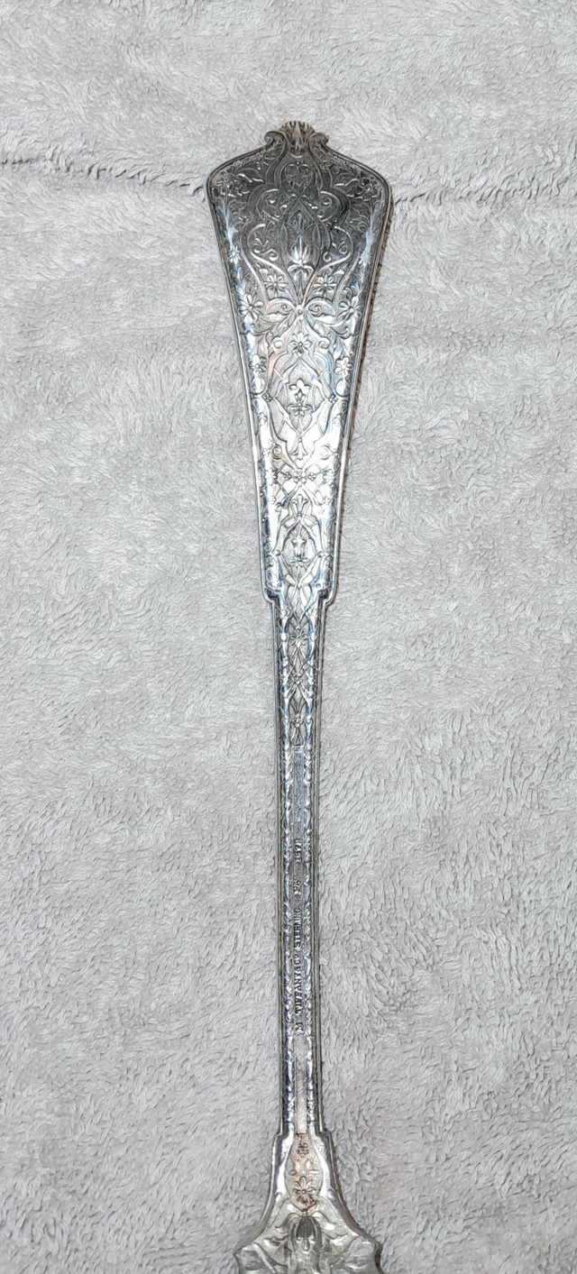 Tiffany and Co Vintage Sterling Silver Serving Fork in Arts & Collectibles in Leamington