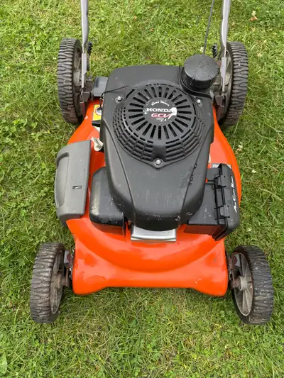 Honda gas engine push  lawn mower, View more