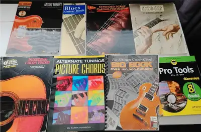 Guitar Instruction and Theory Books (8), View more