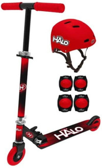 Halo Rise Above 6pc Kick Scooter Combo - Red