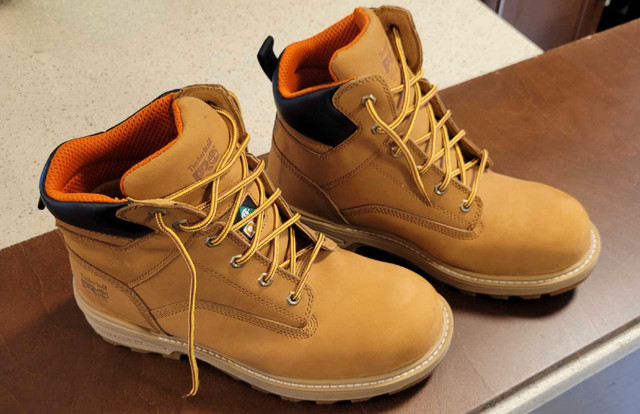 NEW Size 9 Timberland Pro CSA approved Leather Work Boots dans Chaussures pour hommes  à Dartmouth - Image 4