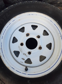 Trailer wheel + tire 4.80-12