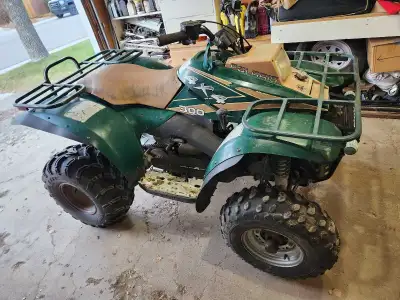 Polaris Explorer 300 4x4. 1996 I believe but not sure. Starts and runs. Needs a fuel tank and batter...