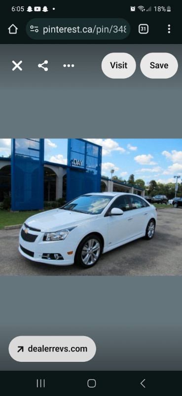 2012 Chevrolet Cruze Turbo with both winter and all season tires in Cars & Trucks in Kitchener / Waterloo