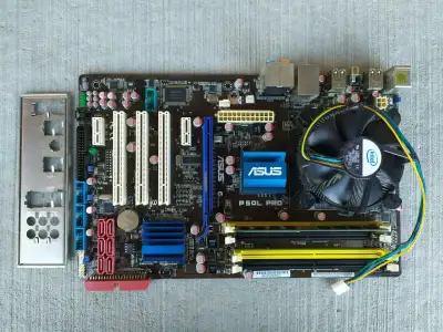 ASUS P5QL Pro motherboard, 2GHz CPU, 1GB, View more